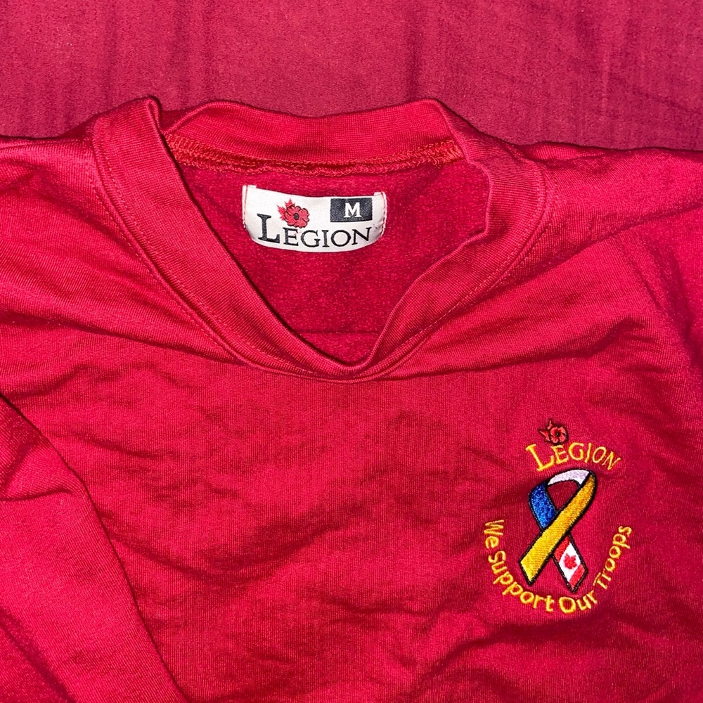 Vintage legion red sweater.